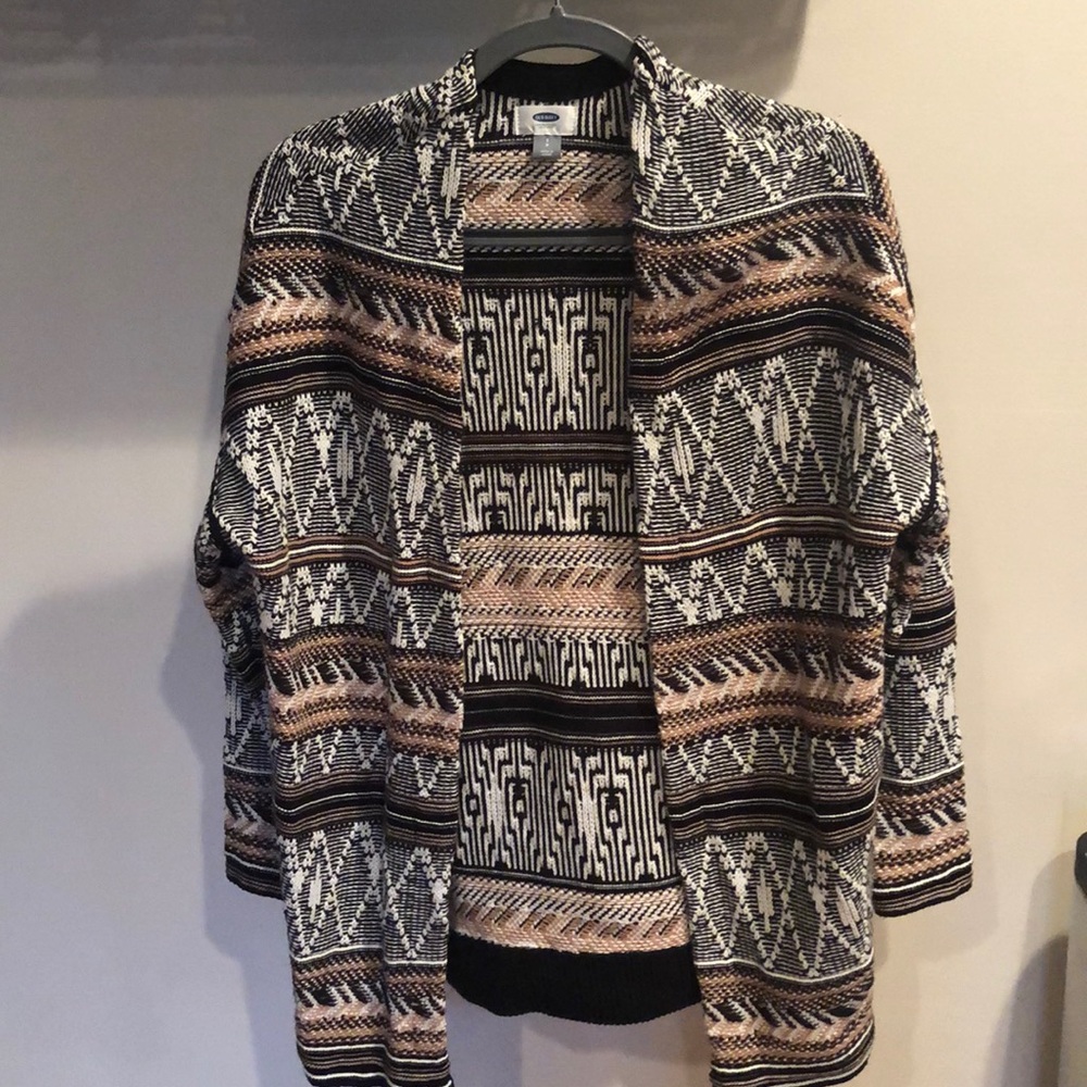 Old Navy Aztec Sweater Cardigan